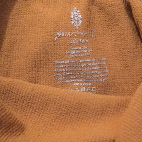 35. NWOT Free people square neck happiness runs tank - Picture 3 of 3